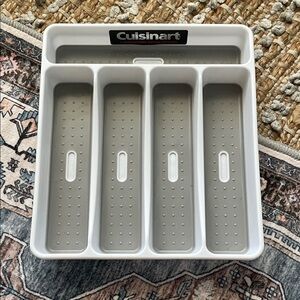 Cuisinart White and Gray Cutlery Tray